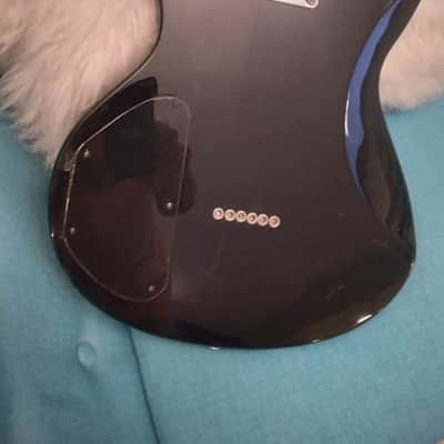 Rescued, Restored, Revamped and Upgraded Washburn Idol Guitar in Gloss Black image 2