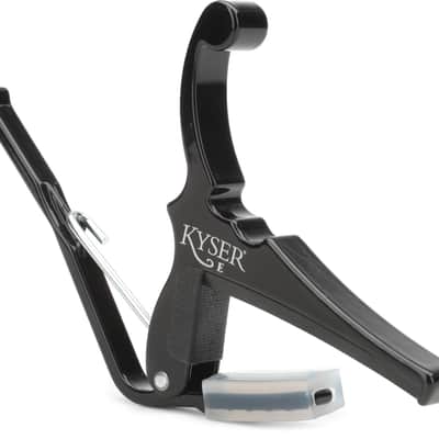 Kyser Quick-Change Electric Guitar Capo - Black image 1