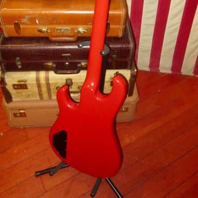 1987 Gibson BASS IV RED w. Hard Case image 6