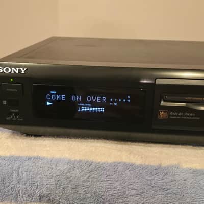 Sony MDS-JE510 minidisc player recorder deck July 1997 - Black image 2