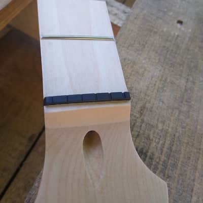 21 REVERSE STR HEAD Maple guitar neck replacement graphite nut fit oem bodies SS frets DIY Neck imagen 3
