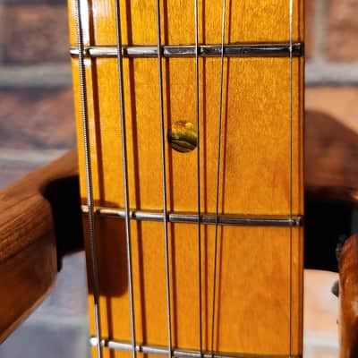 Stratocaster Fender Deluxe Neck, Fender Locking Tuners, Custom Shop ‘63 Pick Ups, MJT Candy Tangerine Body-Hard Case! image 4
