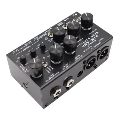 Demonfx SIM-AMP High Quality Simplifier Bass Station Preamp Simulator, Power Amp SIM, Stereo Cab SIM & DI Out for Electric Bass image 2