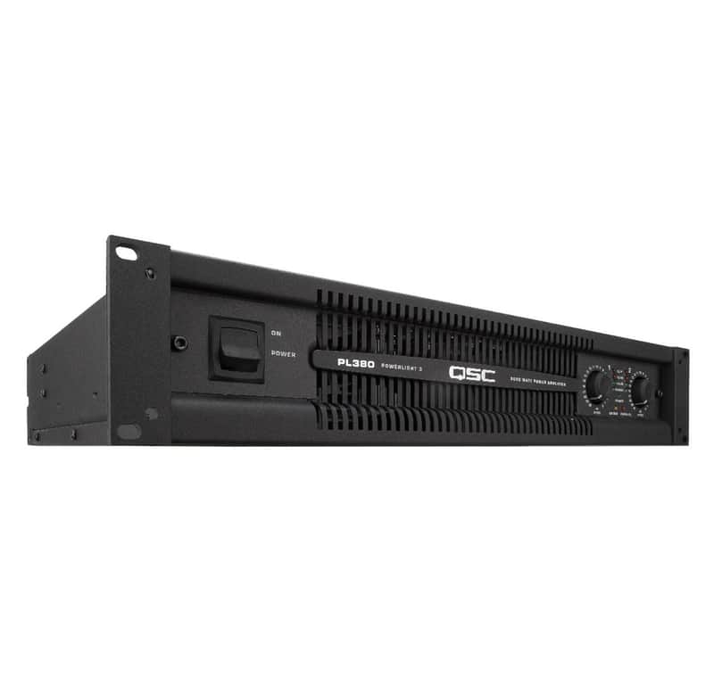 QSC PL380 Powerlight 3 Series Lightweight Rack-Mounted Power Amp