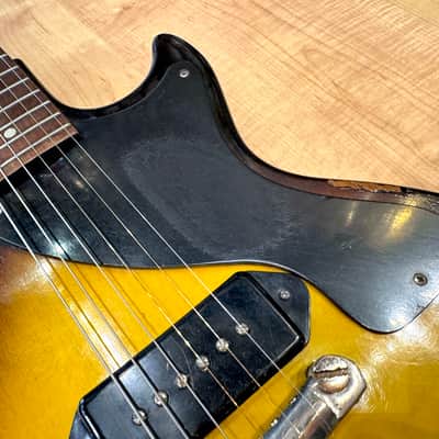 Gibson Les Paul Junior Model Solid Body Electric Guitar 1956 - Sunburst image 8