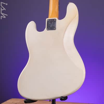 1966 Fender Jazz Bass Refin White image 17