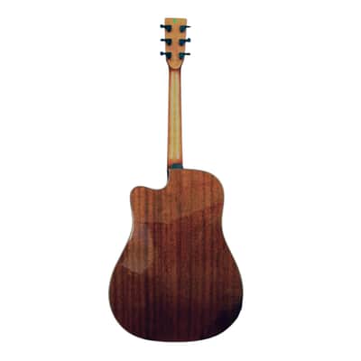 TKA TKA220CEQNT Solid Spruce Top Acoustic Guitar, Fishman EQ, Natural + Free Gig Bag image 3