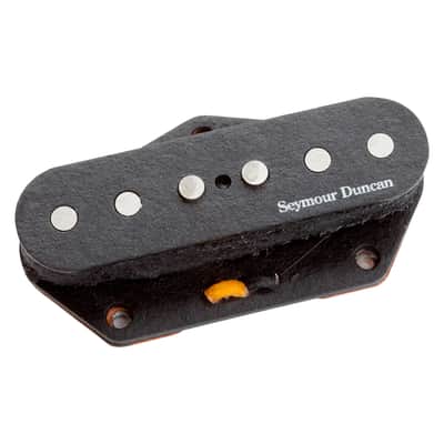 APTL-3JD Jerry Donahue Lead Tele Bridge Black Seymour Duncan image 1