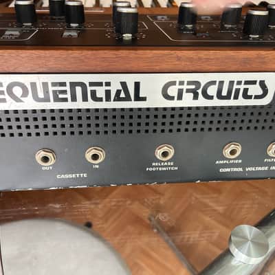 Sequential Prophet 5 Rev3 61-Key 5-Voice Polyphonic Synthesizer 1980 - 1984 - Black with Wood Front & Sides image 2