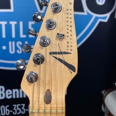 Tom Anderson Brad Whitford’s Aerosmith, Telecaster, Authenticated 1990s Sunburst image 12