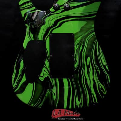Jackson Pro DK2M Limited Run, Maple Fingerboard, Slime Green Swirl 2914112567 image 2