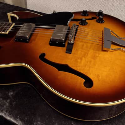 Greco FA80 ES-175 Replica by fujigen 1990 - Figured Top- Ex cond w/Hard Case image 8