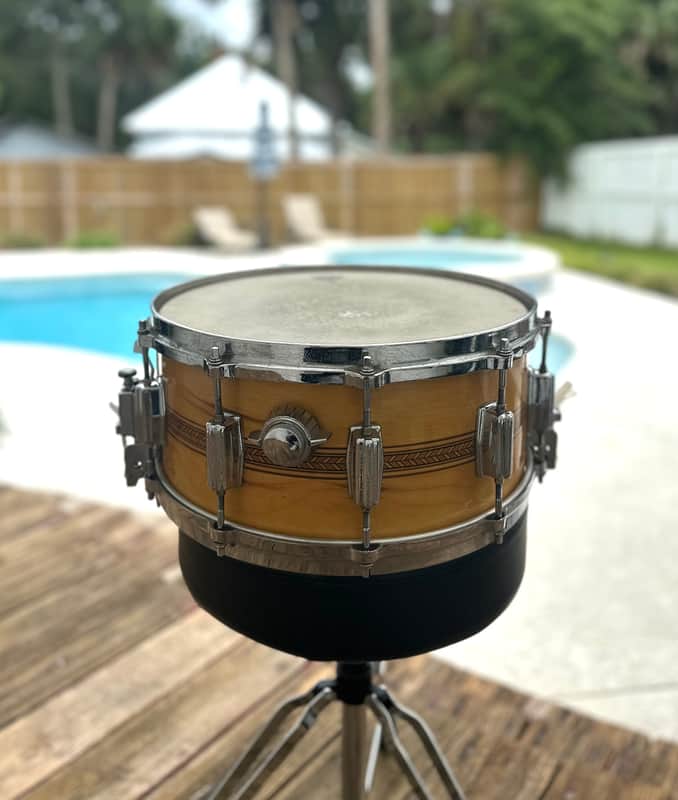 VINTAGE Tama Superstar Mastercraft Artwood Birch 6.5x14" Snare Drum image 1