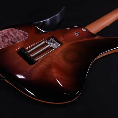 Dean Gordon Virtus 6 Quilt Maple Trans Purple Burst Electric Guitar With Soft Case USED image 7