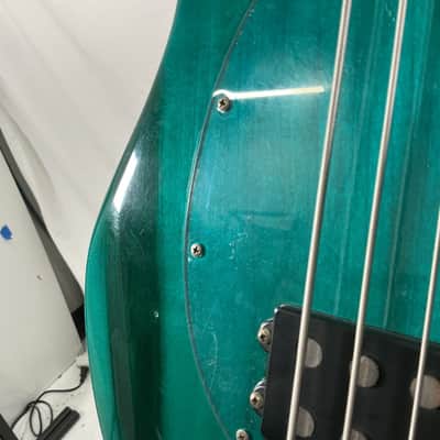 Ernie Ball Music Man 2EQ Stingray Bass 1988 - Teal/Green/Blue - w/ Hard Case image 6