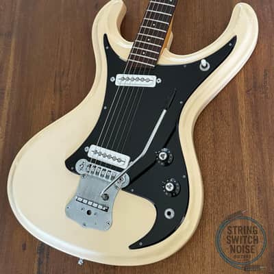 Guyatone LG-150T Guitar, “Mosrite” Offset, White, 1968 Vintage, RARE image 1