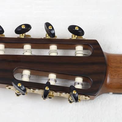 NEW Cathedral Model 107CEL SP 7-String Classical Harp Guitar w/Spruce Top, Pickup, Cutaway, Sound Port, w/SoftCase image 11