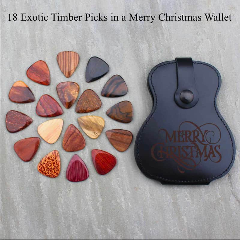 2023 Timber Tones Merry Christmas Wallet with 18 Exotic Timber…