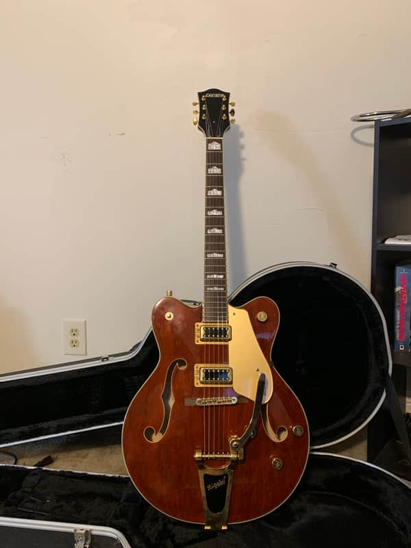Gretsch G5422TG Electromatic Double Cutaway Hollow Body with Bigsby, Gold Hardware 2018 - Present - Walnut Stain image 1