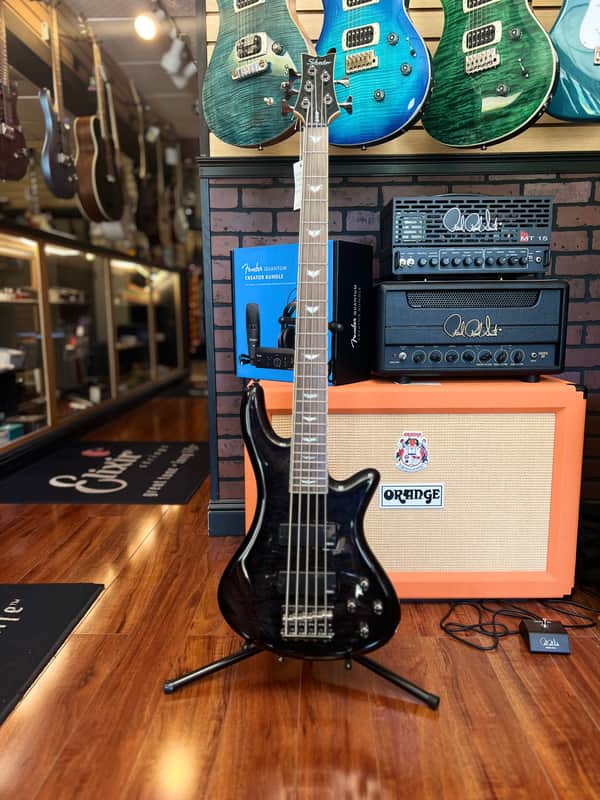 Schecter Stiletto Extreme-5 Active 5-String Bass 2010s - See-Thru Black image 1