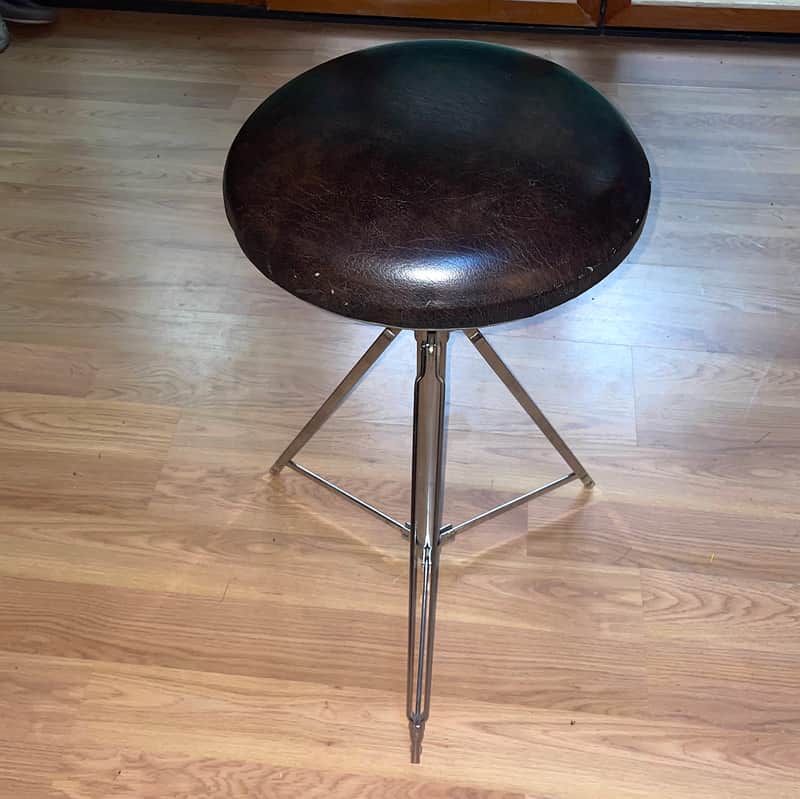Vintage Rogers Sampson Drum Throne Seat Stool Chair - Spindle Height Adjustment image 1