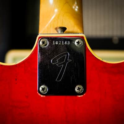 1967 Fender Coronado XII – Cherry Red – Rosewood Fretboard – 100% Original – Very Good Condition – Serial #162143 image 14