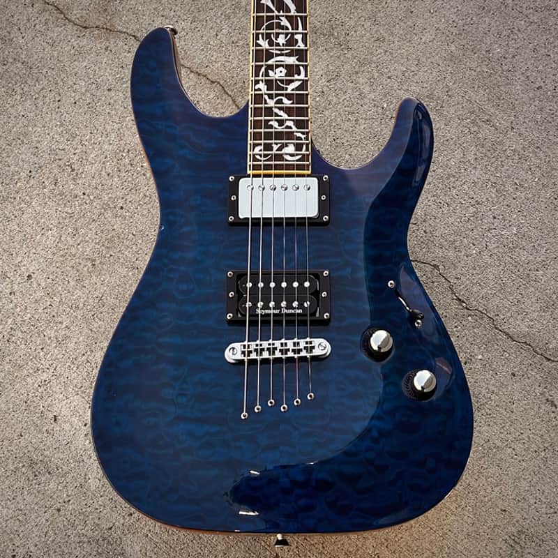 2017 Schecter C1 Classic Diamond Blue image 1