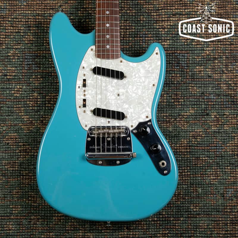1998 Fender '69 Reissue Mustang MG69 CIJ - Daphne Blue