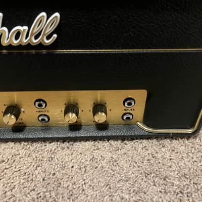 Immagine Marshall 2061X Handwired JMP Reissue 2-Channel 20-Watt Guitar Amp Head 2004 - 2017 - Black - 3