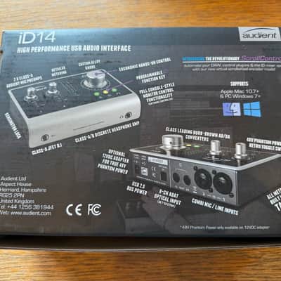 Audient iD14 Desktop USB Audio Interface - Black image 2