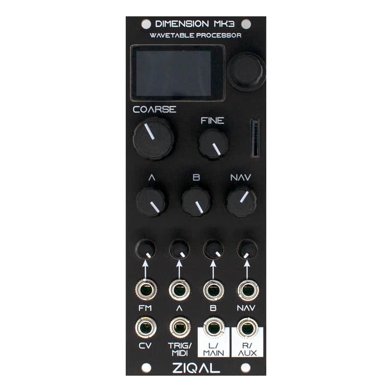 Ziqal Dimension mk3 Wavetable Processor Eurorack Module image 1
