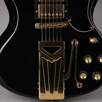 Gibson SGS3 - Limited Edition - 2015 - Sideways Vibrola - Ebony Black w/OHSC image 5