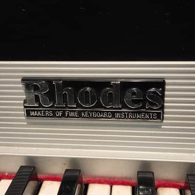 Vintage 1977 Fender Rhodes Mark I Stage 73-Key Electric Piano Black Rounded Top image 3