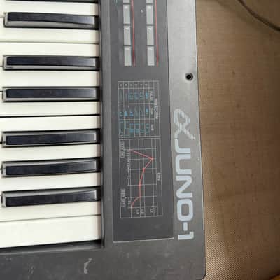 Roland Alpha Juno-1 49-Key Programmable Polyphonic Synthesizer 1985 - 1988 - Black image 2