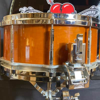 Steve Ferrone's Tom Petty and The Heartbreakers, 1990s Pearl - 6.5x14" CL-8114D Free Floating Maple Snare, Signed! image 9