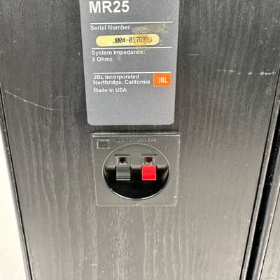JBL MR25 Compact 2- Way Bookshelf Speakers Monitors image 11