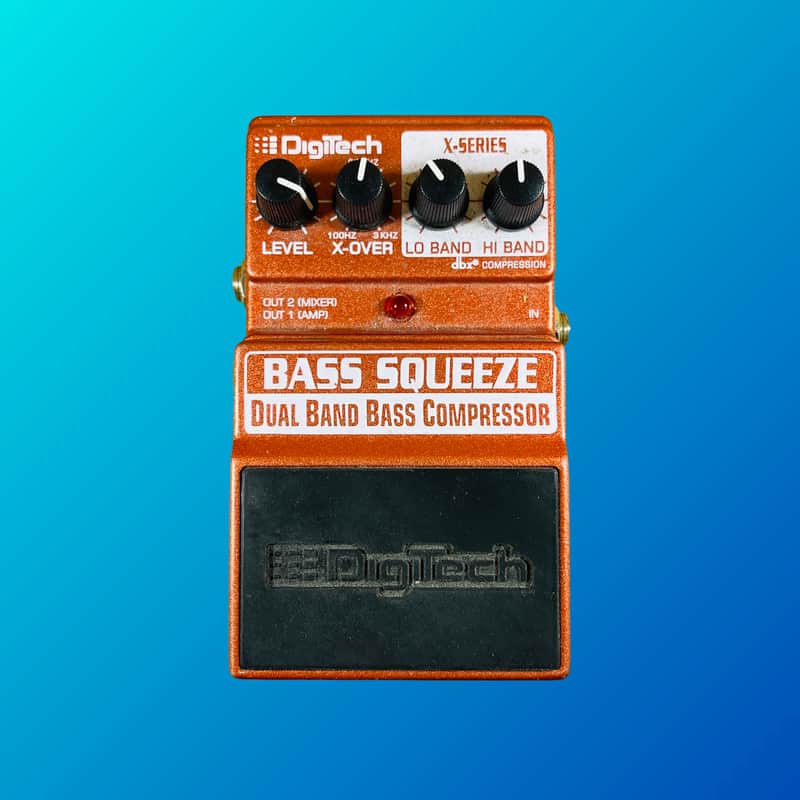 DigiTech Bass Squeeze Dual Band Bass Compressor Pedal image 1