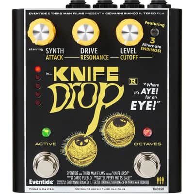 Eventide Knife Drop Knife Drop is a sub-octave fuzz with analog-style synth effects pedal image 3