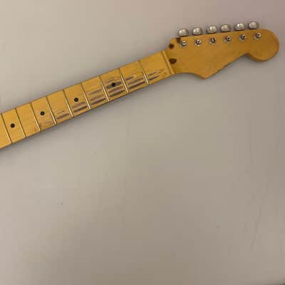 MJT Allparts Fender Stratocaster Neck Vintage Aged Relic w/ Tuners image 11