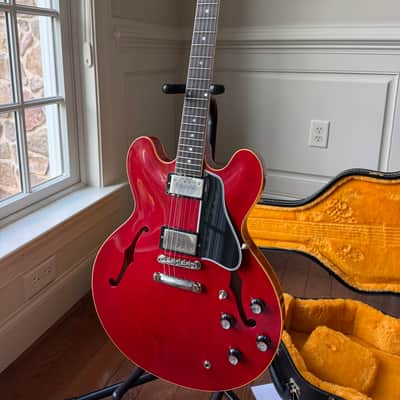 2026 Gibson Custom Shop ES-335 ‘61 Reissue VOS - Sixties Cherry Red image 3