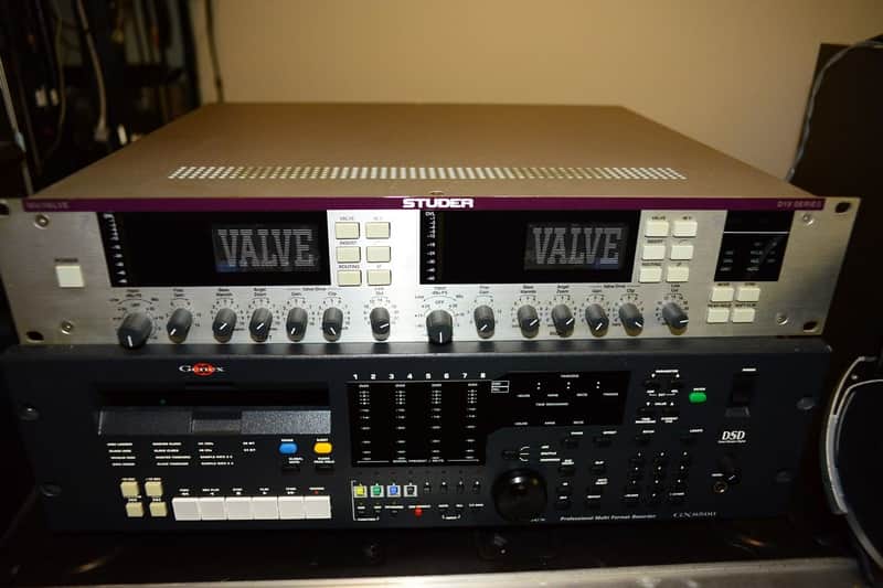 Studer D19 stereo tube mic pre preamp line amp tube EQ, AD converter, side-chain image 1