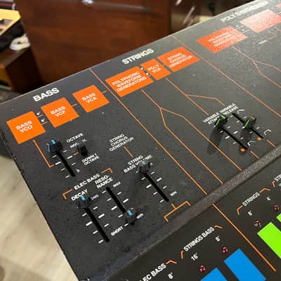 ARP Quadra Polyphonic Analog Synthesizer 1978 - 1981 - Black / Orange image 12