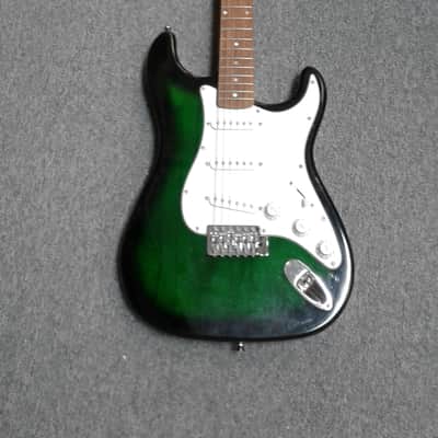 Crescent Electric Green Guitar image 1