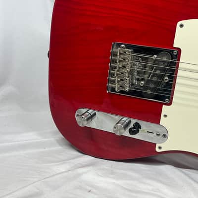 Fender American Standard Telecaster Tele Crimson Red Electric Guitar - Pickups have been Replaced with Seymour Duncan APTL-1/APTR-1 image 5
