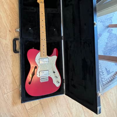 Fender Classic Series 72 Telecaster Thinline 2001 - Candy Apple Red image 9