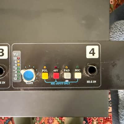 API 3124+ 4-Channel Mic Preamp 2000 - 2016 - Black image 6