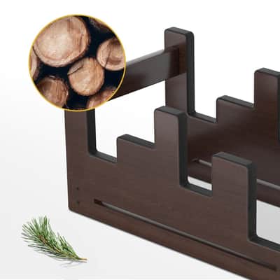 Multi Guitar Stand, 3 Holder Handmade Wood Guitar Stand Floor, Space-Saving Electric Guitar Stand, Guitar Rack for Acoustic Guitar, Electric Guitar, Bass Guitar Display (Brown) image 3