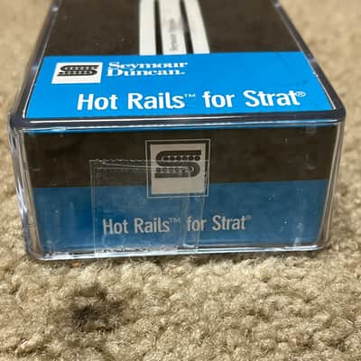 Seymour Duncan SHR-1b Hot Rails Strat White Bridge image 7