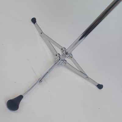 Ludwig WFL Atlas Flat Base Snare Drum Stand#1363 Mickey Mouse Chrome Flush OG50s image 7
