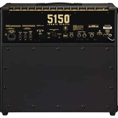 Used EVH 5150 Iconic Series 40-Watt 1x12" Combo Amp w/EL34 Tubes - Black image 3